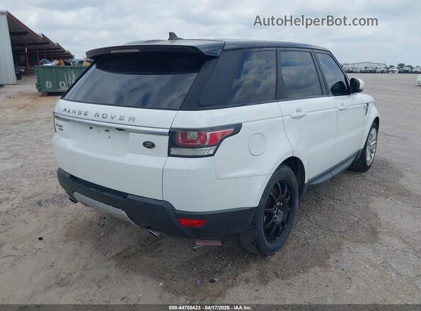 SALWR2KF1GA639434 2016 LAND ROVER RANGE ROVER SPORT White Задня права чверть