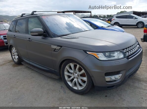 SALWR2KF3GA102824 2016 LAND ROVER RANGE ROVER SPORT Серый Передняя правая четверть