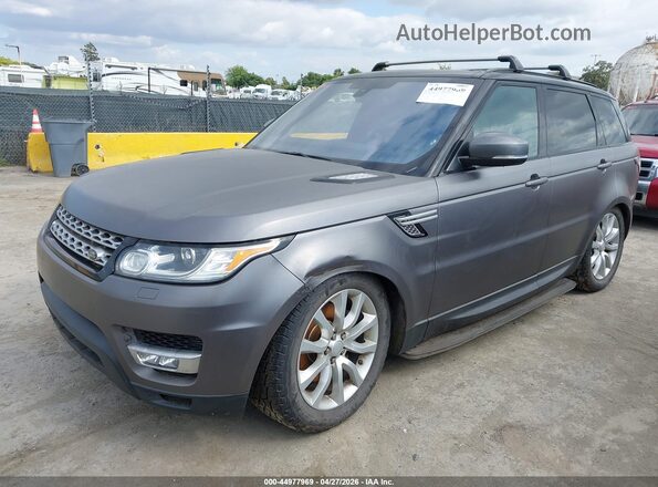 SALWR2KF3GA102824 2016 LAND ROVER RANGE ROVER SPORT Серый Передняя левая четверть