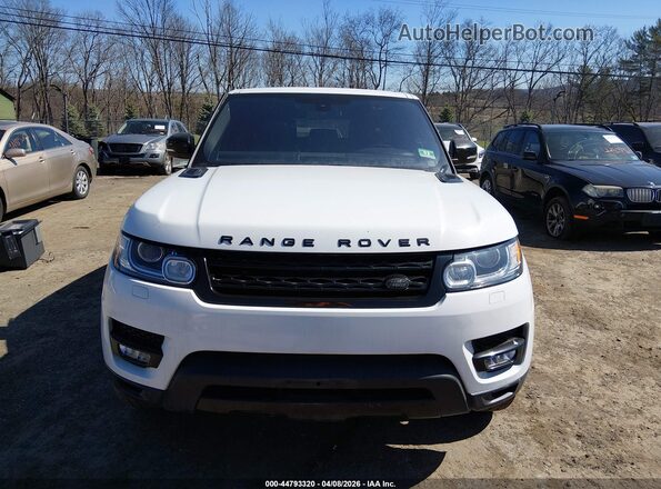 SALWR2KF3GA557799 2016 LAND ROVER RANGE ROVER SPORT White Вид щитка приладів