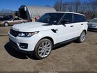 2016 Land Rover Range Rover Sport 3.0l V6 Turbocharged Diesel Hse Td6 White vin: SALWR2KF3GA557799
