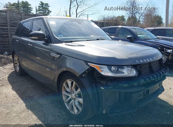 SALWR2KF3GA658860 2016 LAND ROVER RANGE ROVER SPORT Серый Передняя правая четверть