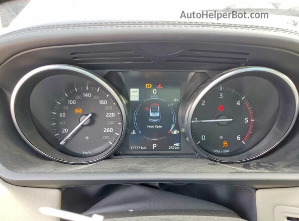 SALWR2KF4GA110768 2016 LAND ROVER RANGE ROVER Белый Вид щитка приборов