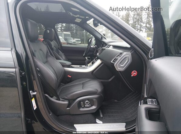 SALWR2KF5GA560347 2016 LAND ROVER RANGE ROVER SPORT Black Вид салону спереду