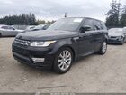 2016 Land Rover Range Rover Sport 3.0l V6 Turbocharged Diesel Hse Td6 Black vin: SALWR2KF5GA560347