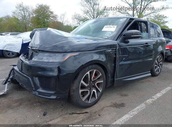 SALWR2RE7KA855309 2019 LAND ROVER RANGE ROVER SPORT Black Przód lewy