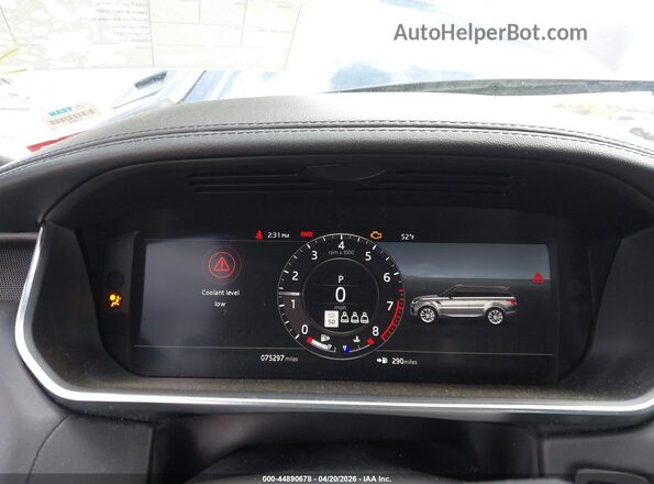 SALWR2RE7KA855309 2019 LAND ROVER RANGE ROVER SPORT Black Widok tylnych siedzeń