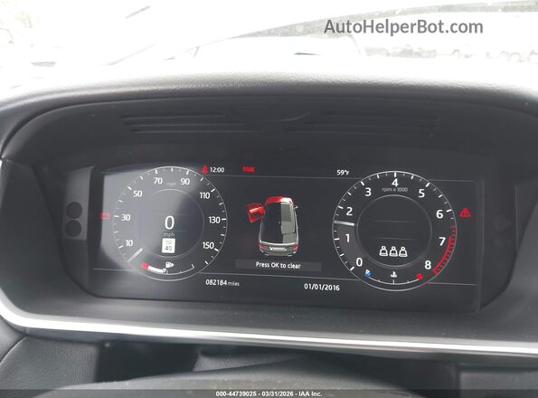 SALWR2RU8KA865631 2019 LAND ROVER RANGE ROVER SPORT Black Widok tylnych siedzeń