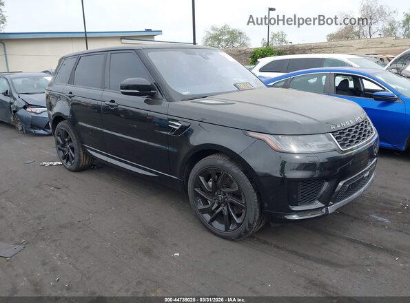 SALWR2RU8KA865631 2019 LAND ROVER RANGE ROVER SPORT Black Przód prawy