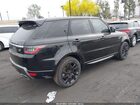 2019 Land Rover Range Rover Sport Hse Mhev Black vin: SALWR2RU8KA865631