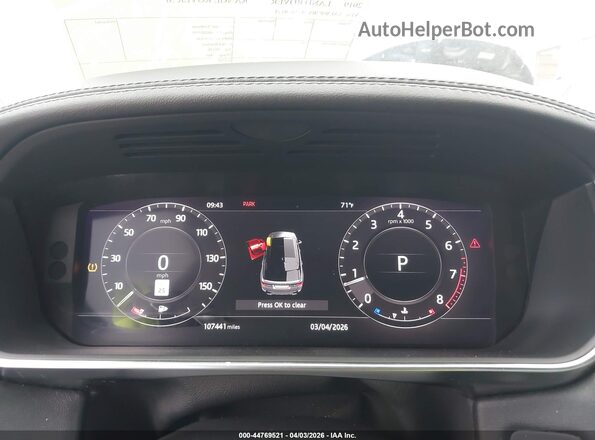 SALWR2RV3KA850771 2019 LAND ROVER RANGE ROVER SPORT White Widok tylnych siedzeń