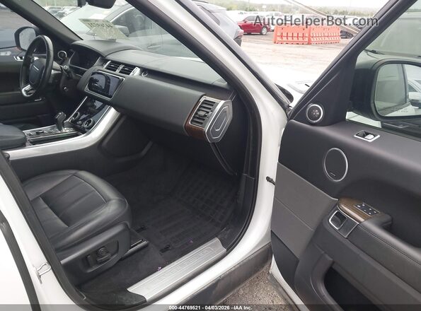 SALWR2RV3KA850771 2019 LAND ROVER RANGE ROVER SPORT White Widok wnętrza z przodu
