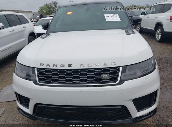 SALWR2RV3KA850771 2019 LAND ROVER RANGE ROVER SPORT White Widok zestawu wskaźników