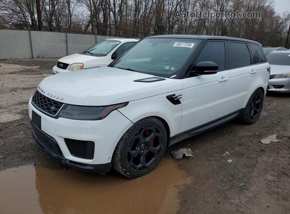 SALWR2RV5KA828402 2019 LAND ROVER RANGE Белый Передняя левая четверть