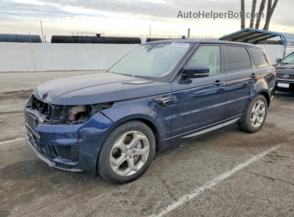 SALWR2RV6KA421141 2019 LAND ROVER RANGE Синий Передняя левая четверть