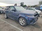 2019 Land Rover Range Rover Sport Hse Синий vin: SALWR2RV6KA421141