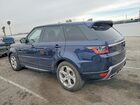 2019 Land Rover Range Rover Sport Hse Синий vin: SALWR2RV6KA421141