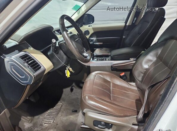 SALWR2RV8KA833867 2019 LAND ROVER RANGE White Вид салону спереду