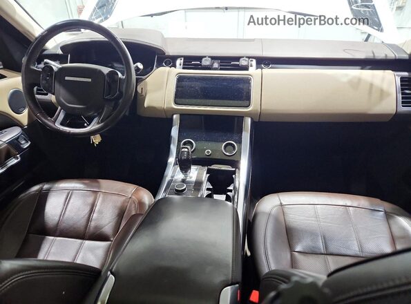 SALWR2RV8KA833867 2019 LAND ROVER RANGE White Вид панелі приладів