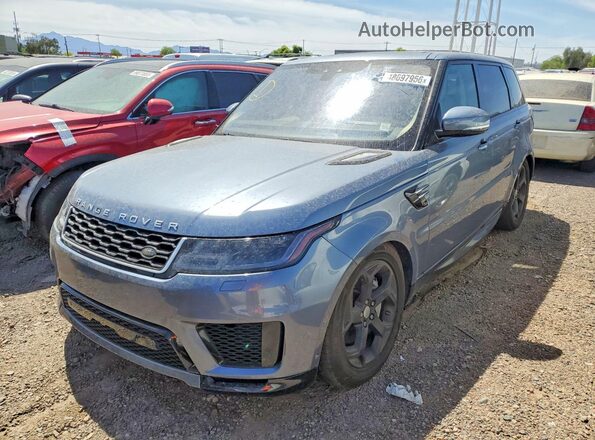 SALWR2RV9KA426589 2019 LAND ROVER RANGE Синий Передняя левая четверть
