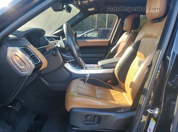 SALWR2SE2LA889301 2020 LAND ROVER RANGE Черный Вид салона спереди