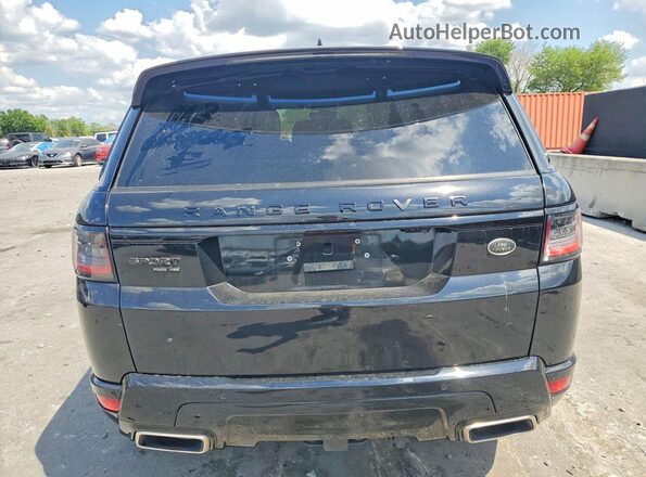 SALWR2SE7LA706376 2020 LAND ROVER RANGE Black უკანა ხედი