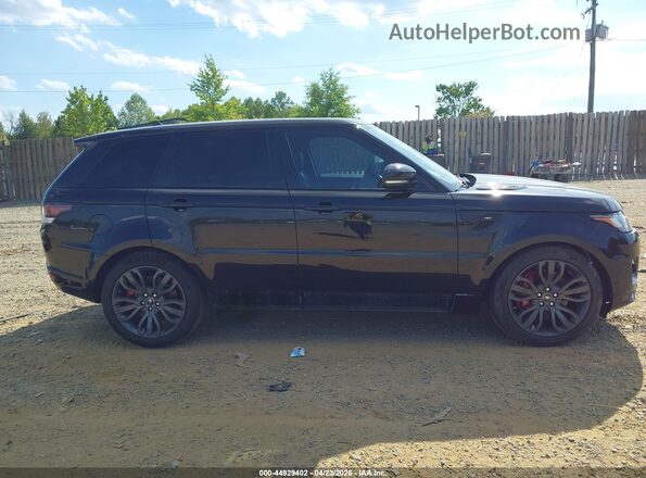 SALWS2PF4GA104658 2016 LAND ROVER RANGE ROVER SPORT Черный Вид задней части салона