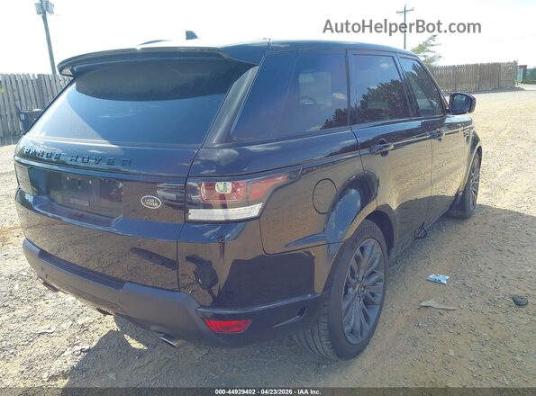 SALWS2PF4GA104658 2016 LAND ROVER RANGE ROVER SPORT Черный Задняя правая четверть