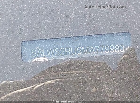 SALWS2RU9MA779980 2021 LAND ROVER RANGE ROVER SPORT Black 