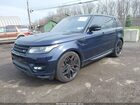 2017 Land Rover Range Rover Sport 5.0l V8 Supercharged Autobiography Blue vin: SALWV2FE2HA167291