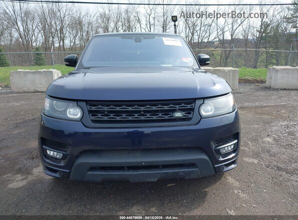 SALWV2FE2HA167291 2017 LAND ROVER RANGE ROVER SPORT Blue Vista del cuadro de instrumentos