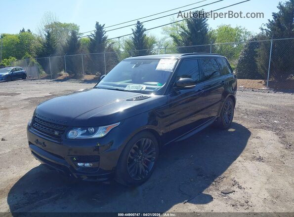SALWV2FVXHA175641 2017 LAND ROVER RANGE ROVER SPORT Black Vista tres cuartos delantera izquierda