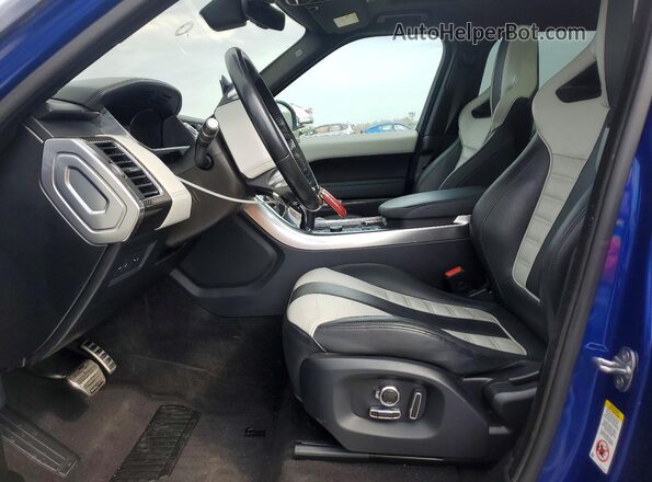 SALWZ2FE6HA162258 2017 LAND ROVER RANGE Blue Vista interior delantera