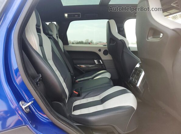SALWZ2FE6HA162258 2017 LAND ROVER RANGE Blue Vista interior trasera