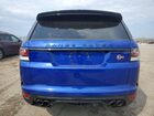 2017 Land Rover Range Rover Sport Svr Blue vin: SALWZ2FE6HA162258