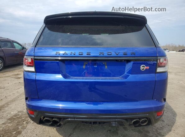 SALWZ2FE6HA162258 2017 LAND ROVER RANGE Blue Vista trasera