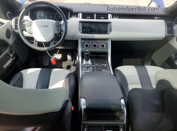 SALWZ2FE6HA162258 2017 LAND ROVER RANGE Blue Vista del salpicadero