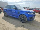 2017 Land Rover Range Rover Sport Svr Blue vin: SALWZ2FE6HA162258