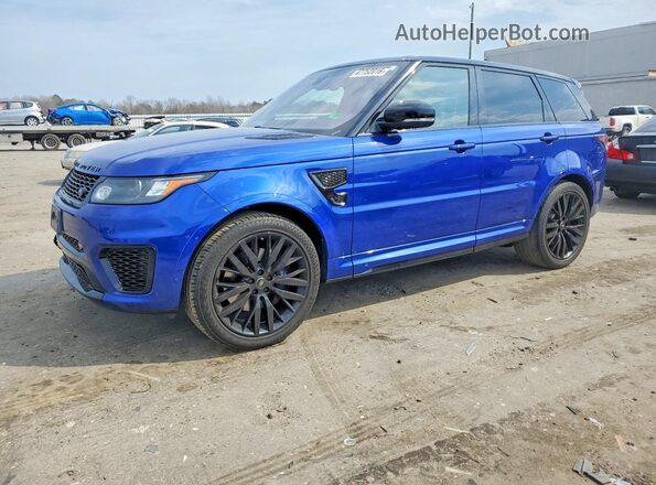 SALWZ2FE6HA162258 2017 LAND ROVER RANGE Blue Vista tres cuartos delantera izquierda