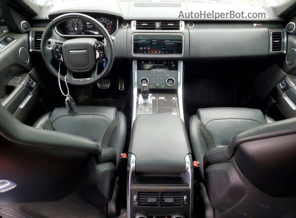 SALWZ2SE8KA836309 2019 LAND ROVER RANGE Black Widok deski rozdzielczej