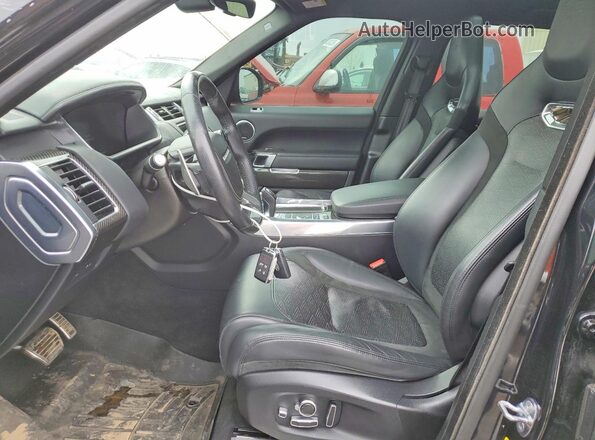 SALWZ2SE8KA836309 2019 LAND ROVER RANGE Black Widok wnętrza z przodu