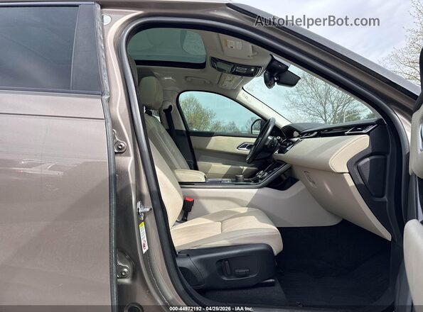 SALYB2EX6KA796905 2019 LAND ROVER RANGE ROVER VELAR Brown Widok wnętrza z przodu