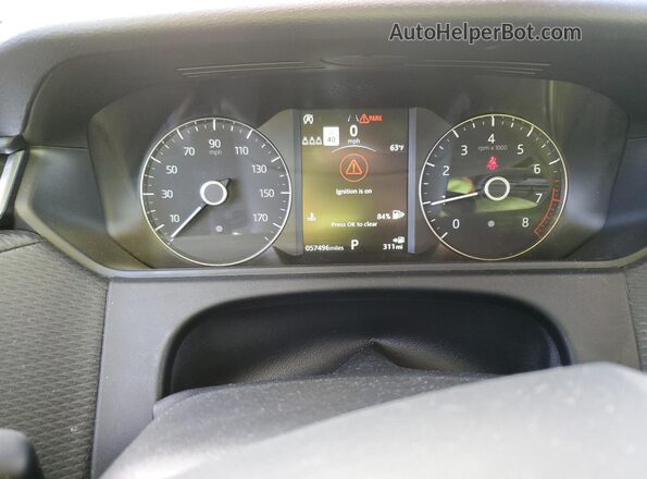 SALYB2EX9LA269720 2020 LAND ROVER RANGE Silver Սարքավորումների վահանակի տեսք