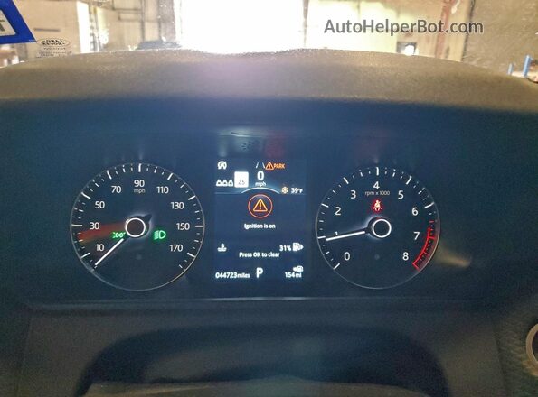 SALYK2EX0LA291024 2020 LAND ROVER RANGE Black ხელსაწყოთა პანელის ხედი