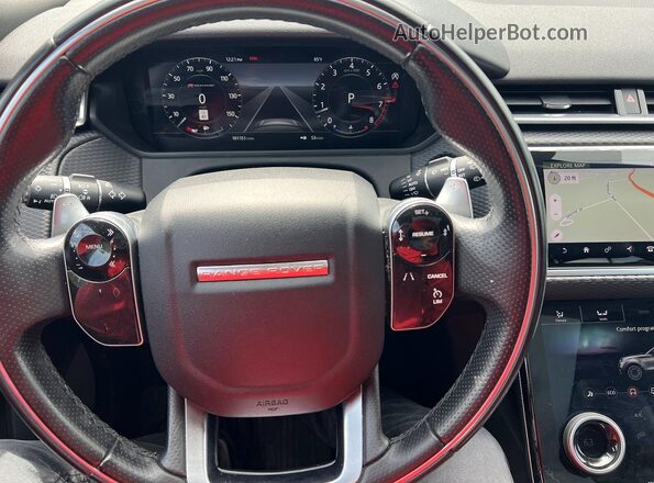 SALYL2EX6KA780359 2019 LAND ROVER RANGE Gray Vista interior delantera