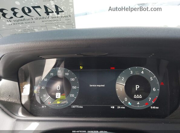 SALYL2EX7SA810338 2025 LAND ROVER RANGE ROVER VELAR White Вид задніх сидінь