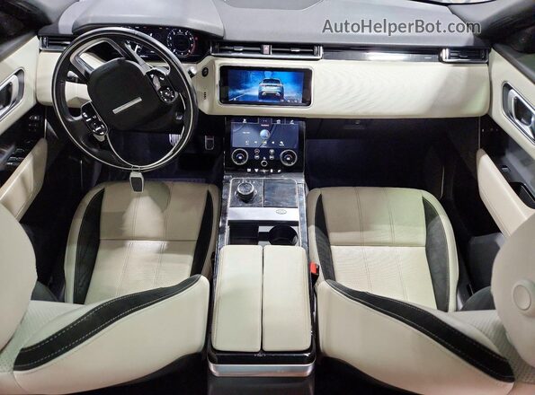 SALYL2EX9KA783854 2019 LAND ROVER RANGE Gray Widok deski rozdzielczej