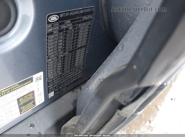 SALYL2EXXKA204404 2019 LAND ROVER RANGE ROVER VELAR Blue Вид підкапотного простору