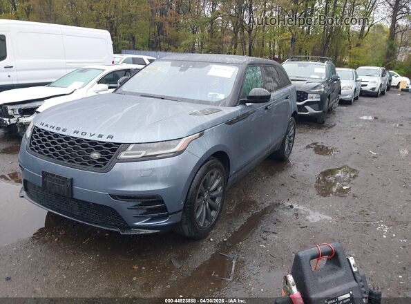 SALYL2EXXKA204404 2019 LAND ROVER RANGE ROVER VELAR Blue Передня ліва чверть