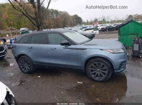 SALYL2EXXKA204404 2019 LAND ROVER RANGE ROVER VELAR Blue Вид задньої частини салону